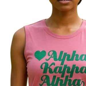 Débardeur rose sans manches pour femme avec imprimé graphique cœur vert, en coton décontracté, idéal pour l'entraînement estival et le fitness, confortable à porter - Product Image 2