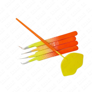 Professional Two Tone Custom Lash Extension Tweezers Stainless Steel Diamond Grip Pointed Tip Eyelash Care Beauty <b>Tool</b> - Product Image 4