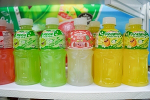 Prix de gros Bouteille PET 320ml NAWON Jus de pastèque et de litchi avec Nata De Coco Fabricant de boissons OEM/ODM - Product Image 4