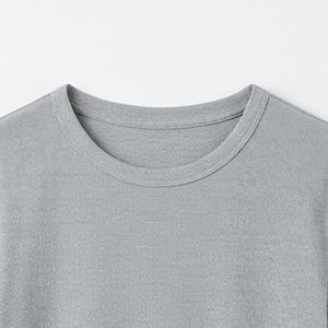 T-shirt de sport personnalisé pour femme, coupe ajustée, manches courtes, col rond, logo, motif écossais uni, haute qualité, pour yoga et entraînement, haut court de sport - Product Image 6