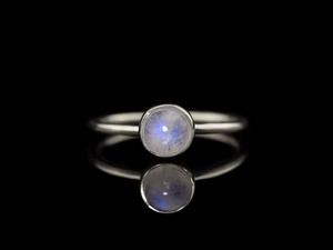 Handmade Vintage Blue Moonstone June Birthstone <b>Ring</b> <b>Indian</b> Fine Sterling Silver Jewelry with Natural Rainbow Gemstone Stone - Product Image 2