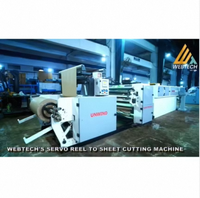 Máquina Cortadora de Rollo a Hoja Industrial, Servocontrolada, de Alta Eficiencia, para la Fabricación de Papel