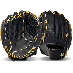 Guantes de Béisbol de Cuero de Estilo Profesional con Cierre Ajustable para Jóvenes y Adultos, para Entrenamientos de Béisbol - Product Image 5