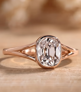 Fashion <b>Ring</b> IGI Certified DEF Color VSVVS Clarity 10K 14K 18K Solid Gold <b>Cushion</b> Old Mine Cut Lab Grown Diamond Engagement <b>Ring</b> - Product Image 3
