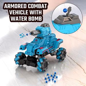 Mirana 4WD Drifter Tank, Coche RC 4x4 con Lanzador de Balas para Niños, Rotación de 360° y Ruedas Omnidireccionales, Control Remoto y por Aplicación - Product Image 3