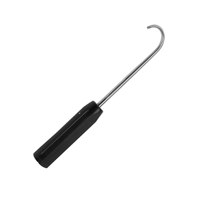 Orthopedic Bone <b>Hook</b> 17 cm Single-Ended Medium Large Manual Power Source Surgical Grade Steel with <b>Plastic</b> Handle - Product Image 2