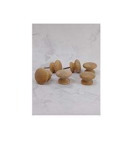 Pomos de puerta de madera natural, elegantes tiradores de cajón, herrajes de gabinete hechos a mano para cocina, armario y despensa - Product Image 1
