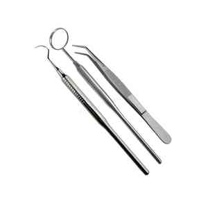 Kit d'instruments dentaires réutilisables pour l'entraînement et l'examen – Outils d'exploration professionnels ergonomiques à prise manuelle pour la chirurgie - Product Image 2