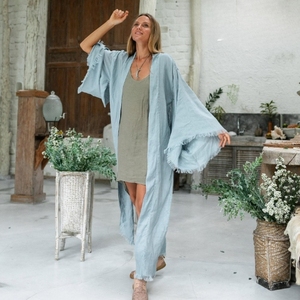 Cardigan Kimono Brodé Femme – Style Harajuku – Taille Unique – Neuf