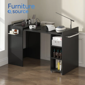 Compact & Modern Solid Wood <b>Desk</b> - MDF <b>Space</b> <b>Saving</b> <b>Desk</b> with Foldable Frame Ideal for Hospitality Use OEM Vietnam Manufacturer - Product Image 2