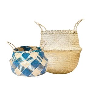 Decorative Handmade SEAGRASS BELLY <b>BASKETS</b> for Plant Pot Cover and Decor, Sustainable Home Organizer <b>Basket</b> - Product Image 1