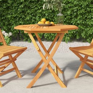 Tavolo da giardino pieghevole in legno di Teak massiccio 33.5 tavoli da esterno "x 33.5" x 29.9" - Product Image 1