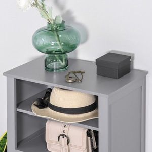 Mobile Bagno Moderno Eco-Friendly Grigio in MDF con Finitura Verniciata per Hotel e Agriturismi - Product Image 6