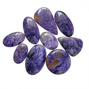 Charoita Púrpura Natural, Cabujón Liso, Piedra Preciosa Pulida Suelta para Fabricación de Anillos y Colgantes, Precio al por Mayor, Grado AAA - Product Image 1