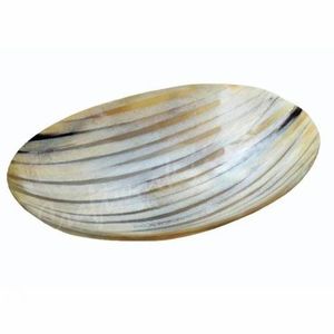 Plateau de service ovale en corne de buffle écologique, fait main, 9x4,5 pouces, forme naturelle, assiette décorative pour la maison, le bar ou la table - Product Image 6