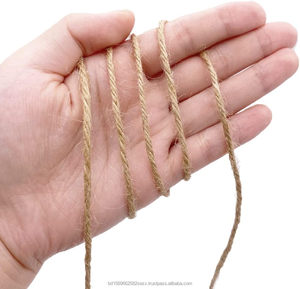 Cordel de Yute 100% Ecológico, 328 Pies, 2.5mm, 4 Hebras, Resistente, Color Marrón, Antibacteriano, Reciclable, para Tejer a Mano - Product Image 3