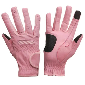 Gants de course unisexes en PU à doigts entiers, respirants, antidérapants, avec fermeture auto-agrippante, blancs, pour activités de plein air - Product Image 5