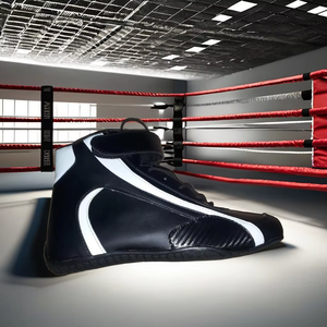 Zapatos de Boxeo con Cordones para Hombre, Zapatos de Cuero Transpirables con Diseño Personalizado - Product Image 1