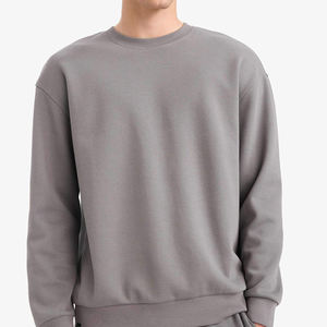 Sweat-shirt à capuche zippé en polaire pour homme, coupe classique, en coton, respirant, service OEM, vente en gros - Product Image 2