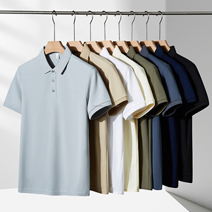 Camisas Polo Casuales de Negocios con Cuello Solapa, Nuevas para el Verano, Color Sólido, Diseño Unisex - Product Image 2