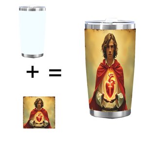 20oz Stainless Steel Tumbler Double Wall <b>Insulated</b> Portable Outdoor Use Lightweight Travel <b>Mug</b> - Product Image 1