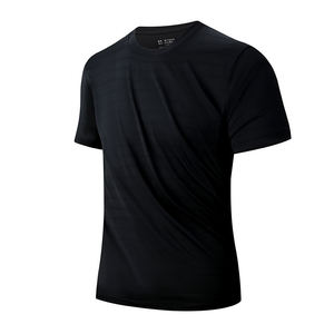 เสื้อยืดคอกลมแขนสั้นสีเขียวแบบยูนิเซ็กซ์ ผ้าฝ้าย 100% ระบายเหงื่อได้ดี ทรงเข้ารูป สีพื้น ระบายอากาศได้ดี พิมพ์ลายดิจิทัล แบบสั่งทำ - Product Image 2