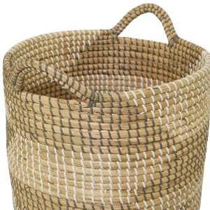 Ensemble de 3 paniers en jonc de mer pour articles ménagers, panier de rangement fait main, vente en gros, écologique, fabriqué au Vietnam - Product Image 5
