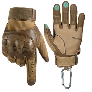 Guantes Tácticos de Dedos Completos para Hombre, Guantes Deportivos de Protección de Poliéster, Ciclismo, Paintball, Pantalla Táctil Accesible, Cuero PU - Product Image 2