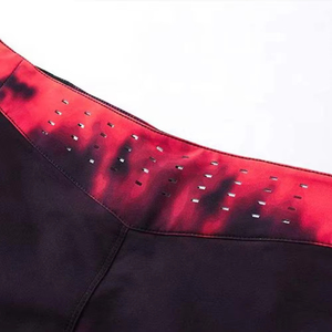 Pantalones de Motocicleta para Hombre, Rojos y Negros, con Estampado Tie Dye, de Secado Rápido, para Todas las Temporadas, Ropa de Carreras - Product Image 6