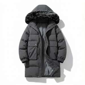 <b>Mens</b> Relaxed Fit <b>Puffer</b> Jacket Custom Insulated Winter <b>Coat</b> Quilted Streetwear Wholesale Private Label Apparel - Product Image 4