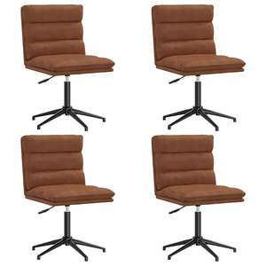 Juego de 4 Sillas de Comedor Marrones - Product Image 2
