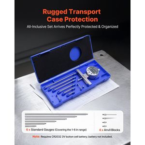 Indicatore Elettronico Digitale di Precisione 0-22 Pollici, Calibro di Profondità con Risoluzione 0.0005" e Conversione di Unità - Product Image 6