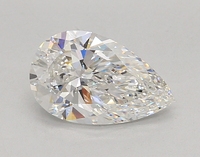 Diamante Cultivado en Laboratorio de 2.02 Ct, Corte Excelente, Forma de Pera, Color Blanco, VVS1
