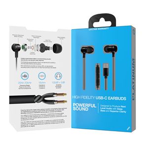 Auriculares y Audífonos con Cable USB-C Metálicos - Product Image 2