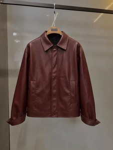 Men's Brown Genuine Leather <b>Jacket</b> <b>Vintage</b> <b>Bomber</b> <b>Jacket</b> Cafe Racer Style - Product Image 1