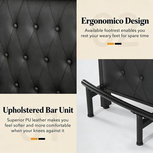 Table haute pliable pour bar, table de cocktail pour bar à domicile, cave, boîte de nuit, pub, conçue pour les applications en milieu clubbing - Product Image 2