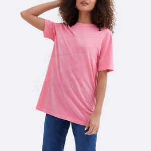 Camiseta Moderna Personalizada para Mujer con Lavado Ácido, Tela Ligera, Camiseta Casual de Moda para Mujer - Product Image 3
