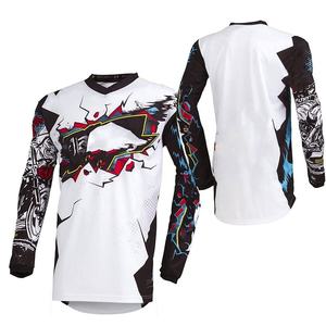 Jersey de Motocross Sublimado Personalizado, Transpirable, de Manga Larga, para Ciclismo de Montaña y Descenso - Product Image 4