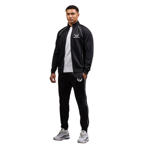 Conjunto Deportivo Casual para Hombre, con Cierre Completo y Ribete Negro, Ropa Deportiva para Gimnasio, Jogging, Ropa Urbana, Ropa Deportiva de Invierno - Product Image 1
