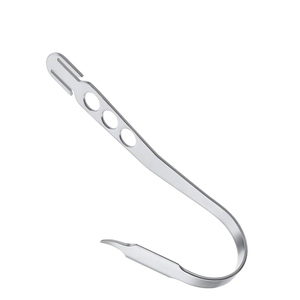 Retractor de Rodilla Curvo Hohmann con Palanca Ósea, 180 Grados, Punta Cilíndrica Larga de 10.12 mm, Ancho de 4 mm, Instrumento de Cirugía Ósea de BRITTON IMPEX - Product Image 3