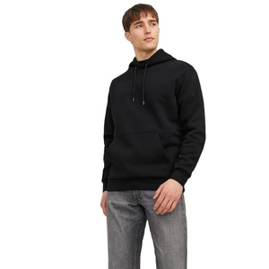 Sudadera con capucha de algodón de alta calidad para hombre, ropa de calle vaquera con lágrimas, diseño Bordado de lana, hombro caído, pantalla personalizable de invierno - Product Image 1