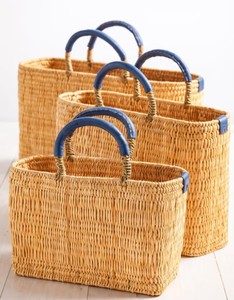 Sac en paille minimaliste |   Sac fourre-tout marocain fait main naturel - Product Image 1