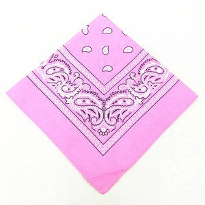 Bandanas carrés en coton multicolores à motif Paisley, impression numérique sur soie, design personnalisé, doux pour la peau, séchage rapide, foulard pour la tête, pour quatre personnes - Product Image 1
