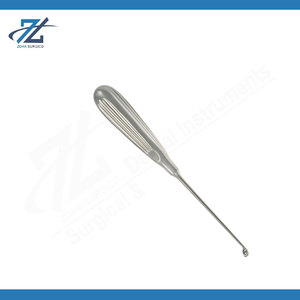 Orthopedic <b>Bone</b> Curette 11 Inch Oval End Medical Grade Quality Stainless Steel Manual <b>Surgical</b> <b>Instrument</b> Manufacturer Pakistan - Product Image 5
