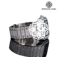 Reloj de Diamantes Moissanite Color D VVS Más Vendido, Estilo Hip Hop, Reloj de Lujo Mecánico Automático para Hombre