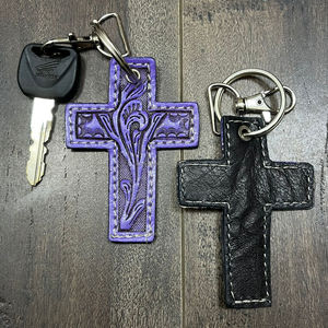 Porte-clés en cuir de vachette fait main de haute qualité, best-seller, fabrication de breloques, porte-clés en cuir personnalisé - Product Image 6