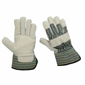 Gants de travail en cuir de buffle de qualité supérieure, résistants, pour travaux industriels, gants de construction et de jardinage canadiens - Product Image 4