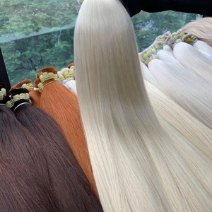 Articles phares en gros : Extensions de cheveux humains bruts vietnamiens toutes nuances, prix de gros usine, 60-65 cm, Super Double Drawn - Product Image 4