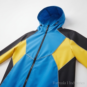 Chaqueta Cortavientos con Capucha Unisex Personalizada al por Mayor, con Ribete Reflectante de 3mm, Impermeable, Ligera, para Actividades al Aire Libre, con Cierre - Product Image 6