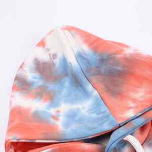 Nuevas sudaderas con capucha Tie Dye para hombre al por mayor, sudaderas personalizadas de moda para hombre, sudaderas con capucha de poliéster y algodón anti-pilling para hombre. - Product Image 4